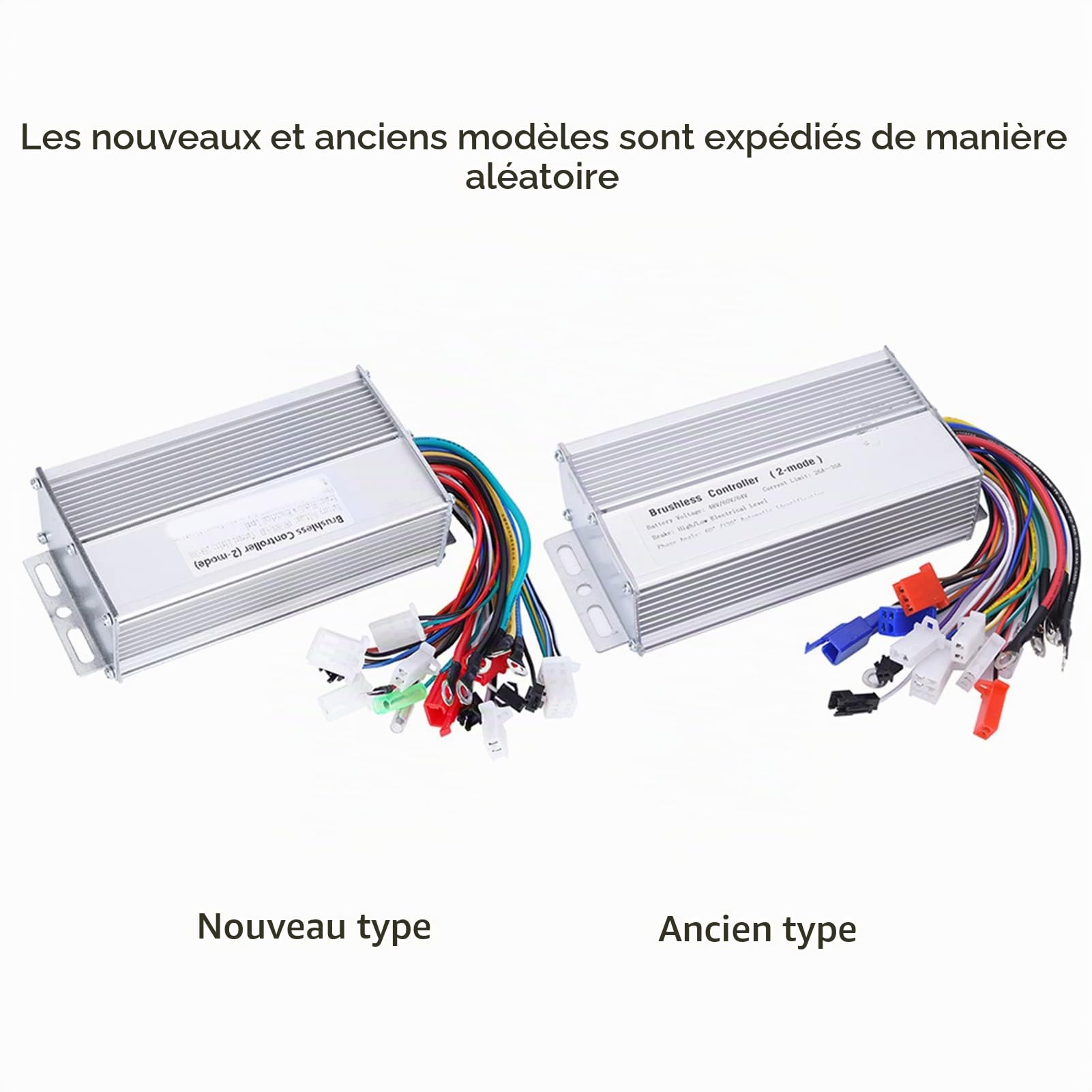 Alomejor Contrôleur de Moteur sans balais pour vélo électrique 48V/60V/64V – Contrôleur Double Mode (Sine Wave & Square Wave) 1000W-1500W, Compatible avec Moteurs hub et Mid-Drive, protecti