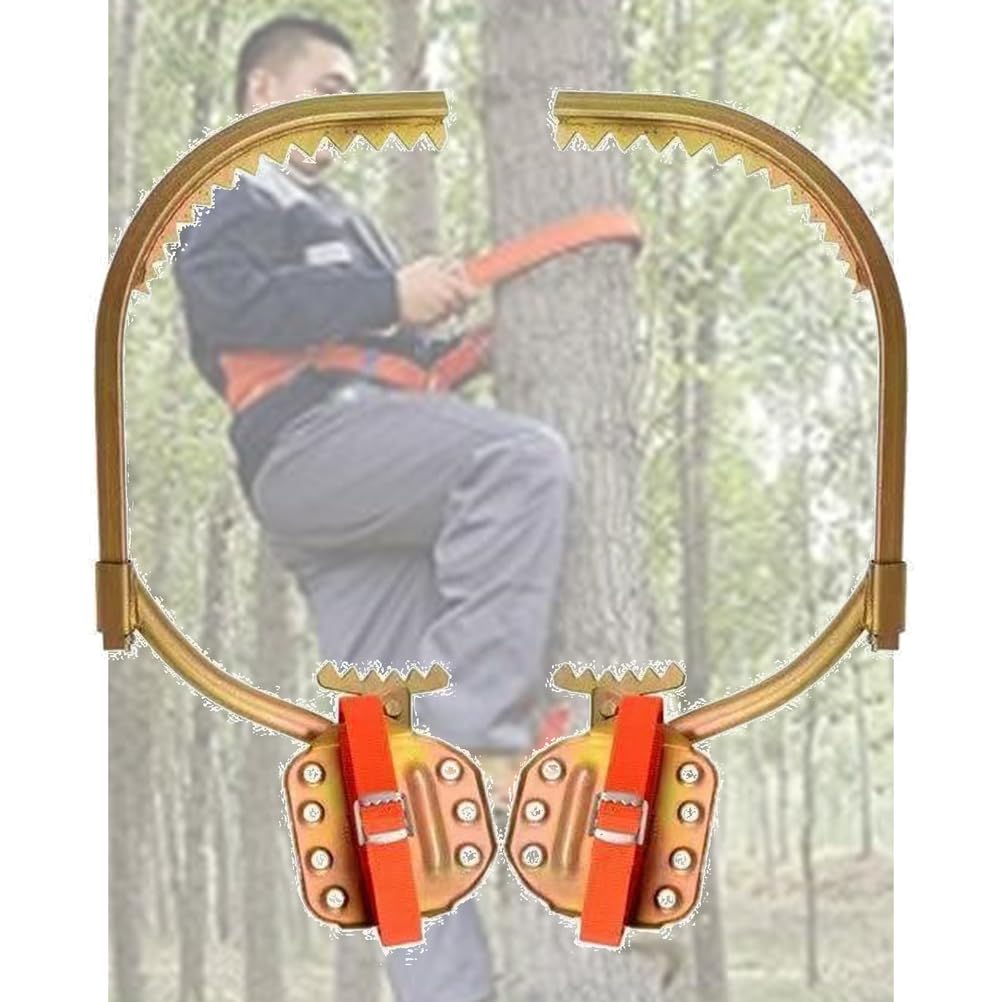 Picos de escalada de árboles, zapatos ajustables para herramientas de escalada de frutas, coco, cosecha al aire libre