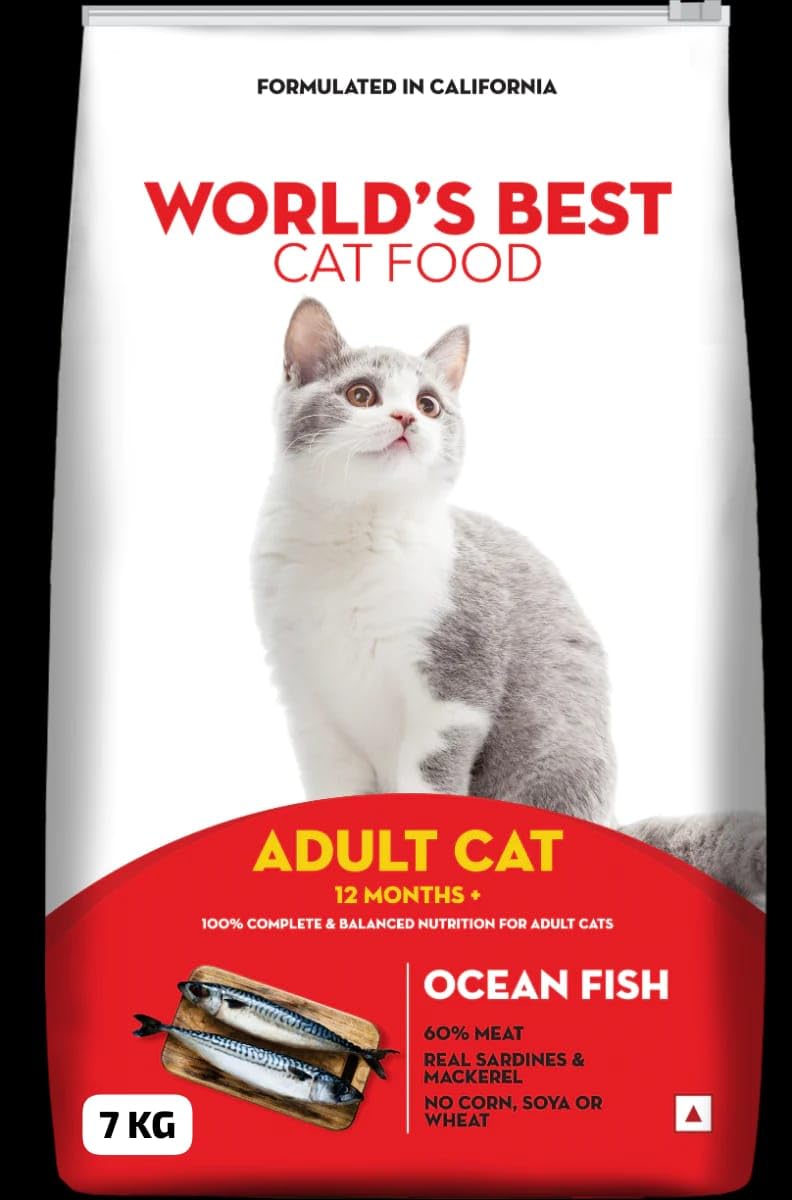 Worlds Best Ocean Fish Adult Cat Dry Food 7kg (B0D2TPYJ1L) Amazon Price History, Amazon Price Tracker