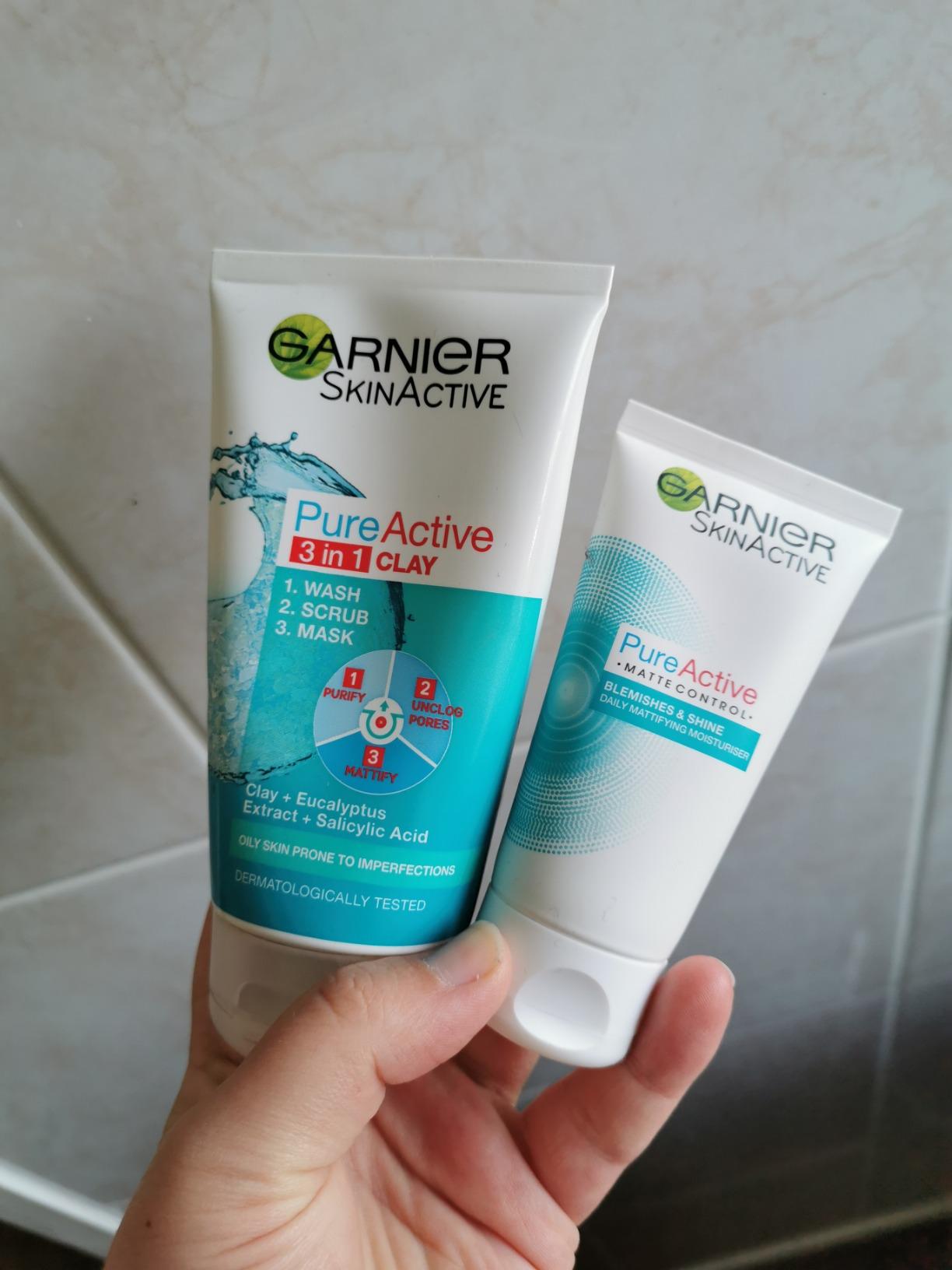 Garnier Pure Active Matte Control Anti-Blemish Face Moisturiser 50ml ...