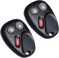 Vista 1 de Llavero de Repuesto Compatible con Chevy Silverado 1500 2500 HD 2003-2006 Avalanche Equinox SSR Suburban Tahoe GMC Sierra Yukon XL Hummer H2