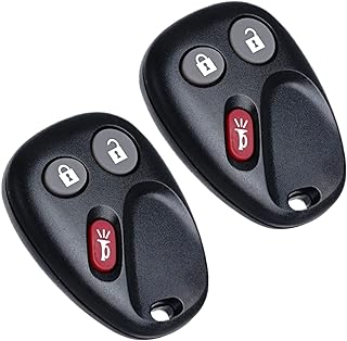 Key Fob Replacement Fits for Chevy Silverado 1500 2500 HD 2003 2004 2005 2006 Avalanche Equinox SSR Suburban Tahoe GMC Sierra Yukon XL Hummer H2 Cadillac Escalade Keyless Entry Remote Control LHJ011