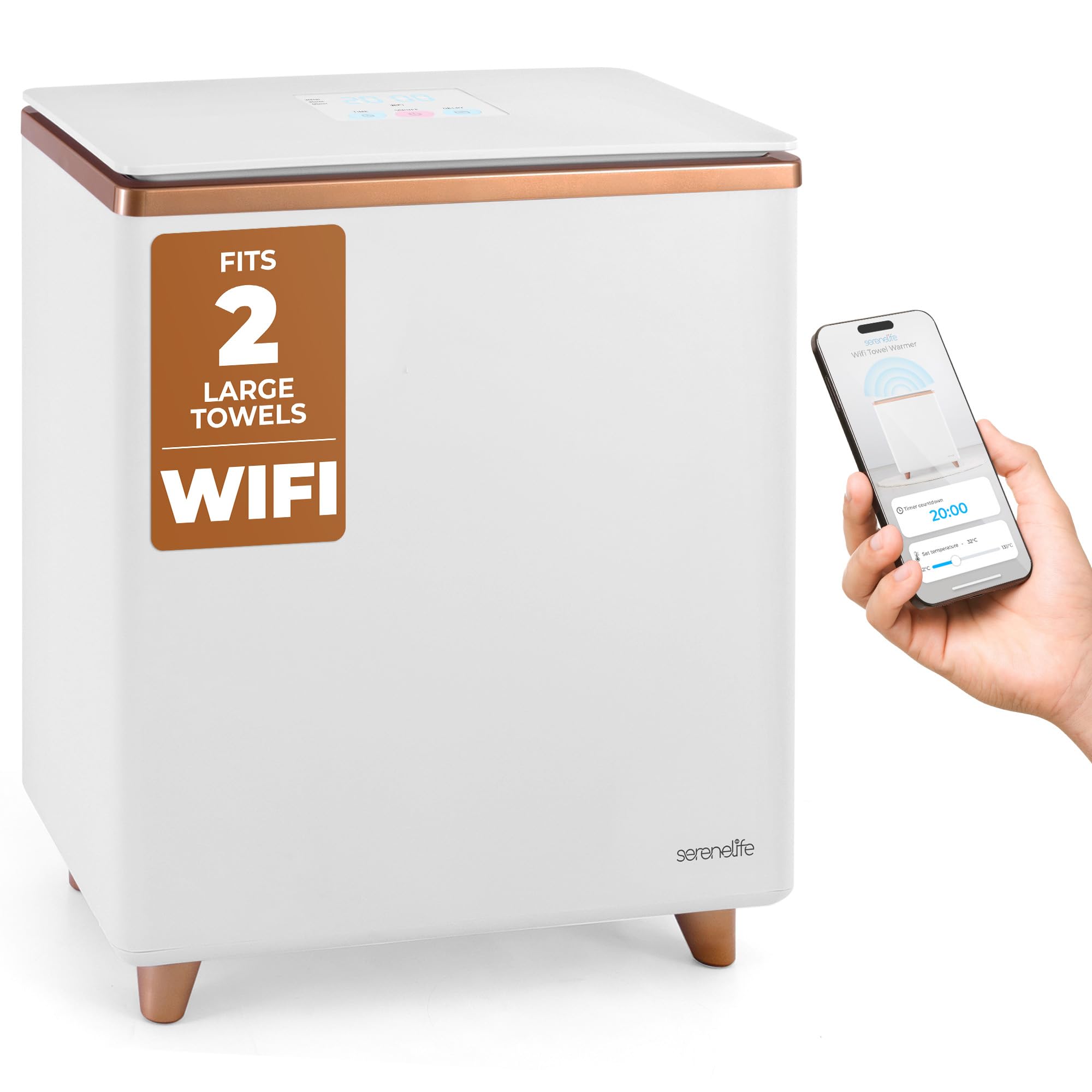 SereneLife WIFI Rectangle Towel Warmer