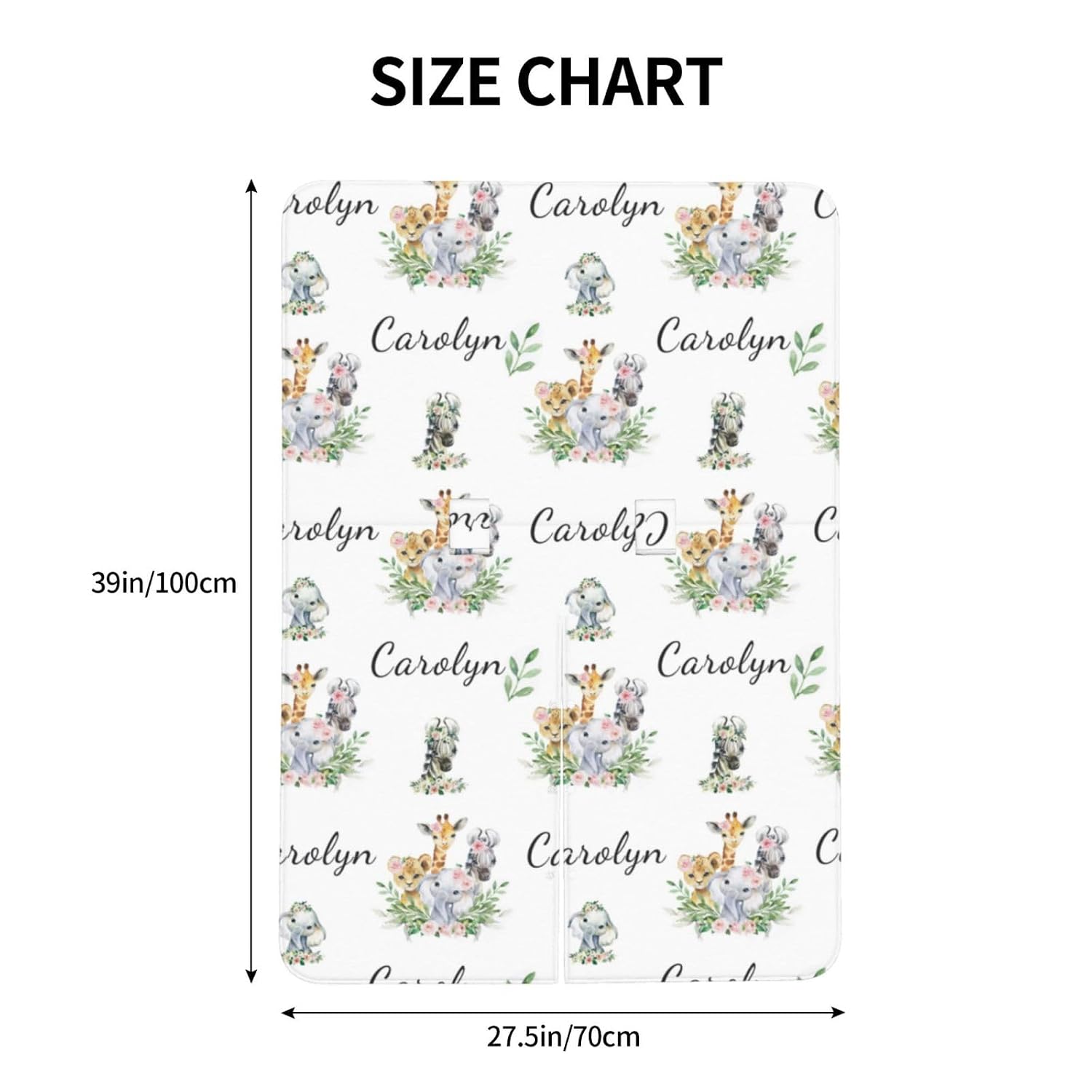Personalized Baby Car Seat Canopy for Babies with Name, Custom Wild Animals Stroller Car Seat Covers for Boys Girls, Nursing Carseat Canopies Cover for Breastfeeding Newborn Infant