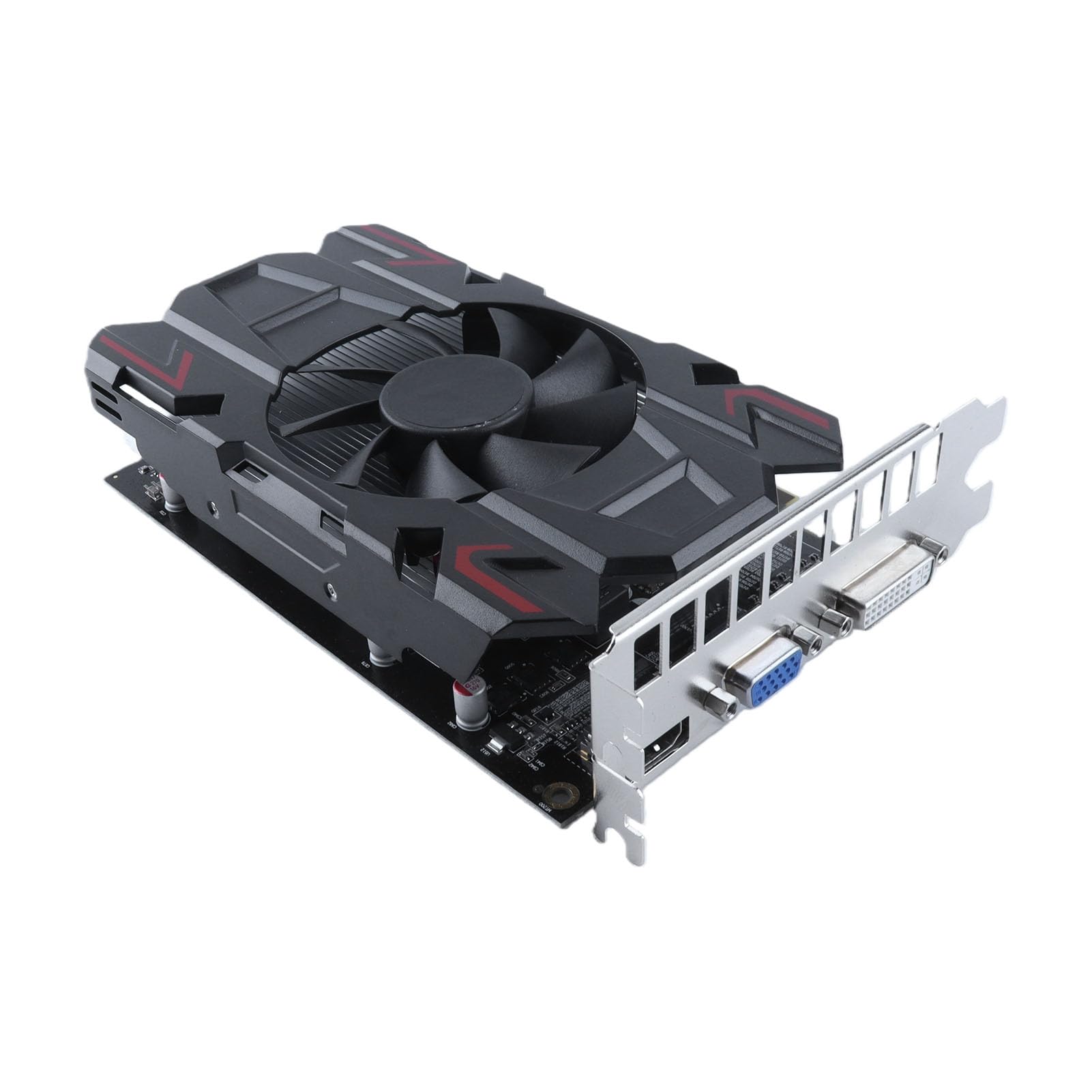 Domary Karta Graficzna do Gier HD6770 4 GB DDR5 128-bitowa Karta Graficzna o Wysokiej Wydajności do Komputerów Stacjonarnych z Gniazdem PCI Express 2.0 dla Entuzjastów Komputerów
