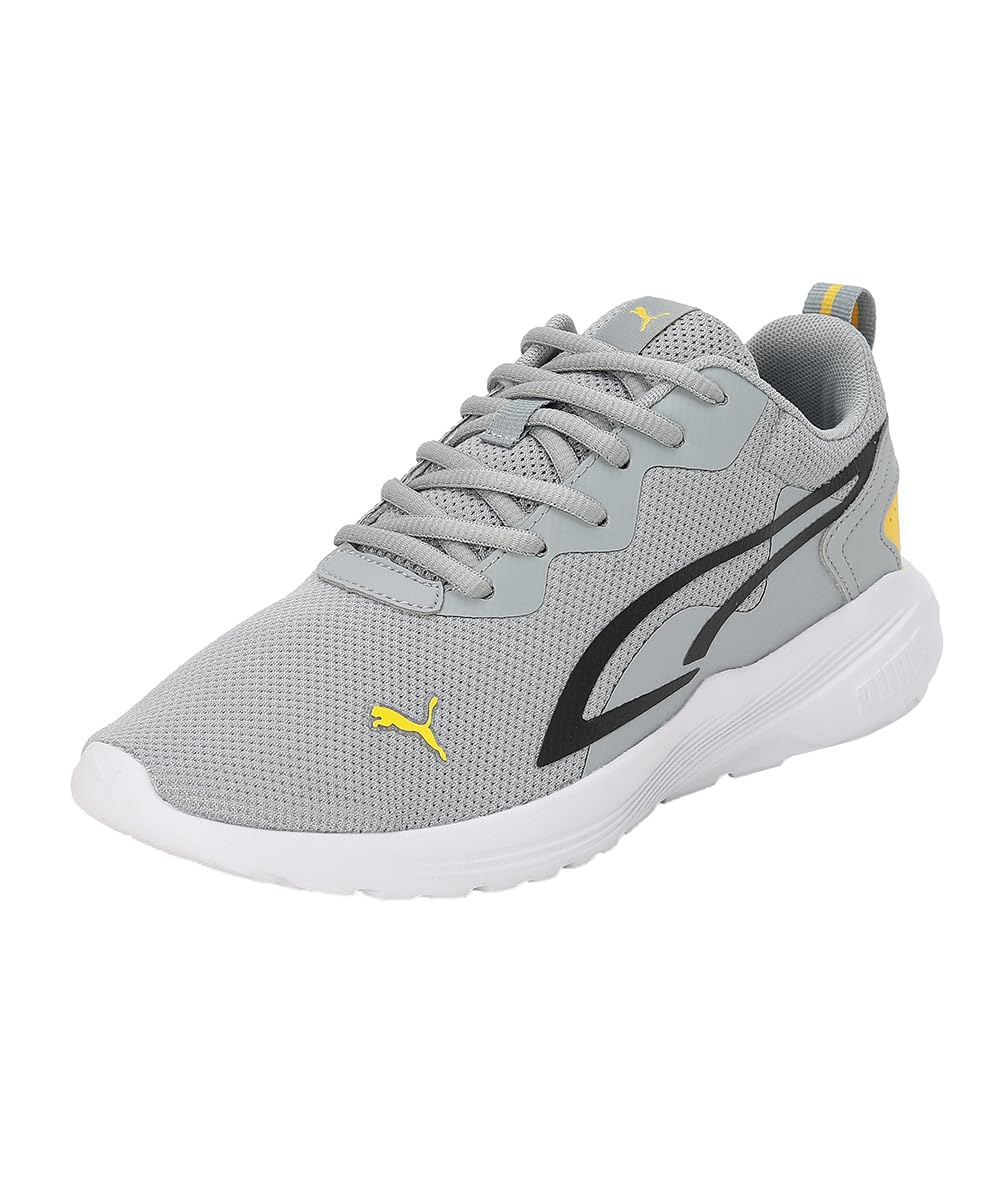 Puma Unisex-Kid All-Day Active Junior Cool Mid Gray-Black-Pele Yellow Sneaker - 4UK (38738609) (B0BQBX8244) Amazon Price History, Amazon Price Tracker
