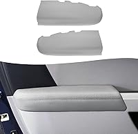 Vista 12 de KBH Funda para reposabrazos de consola central para Honda Pilot 2009-2015, accesorios interiores de cuero de vinilo, protector de cojín con bolsillo