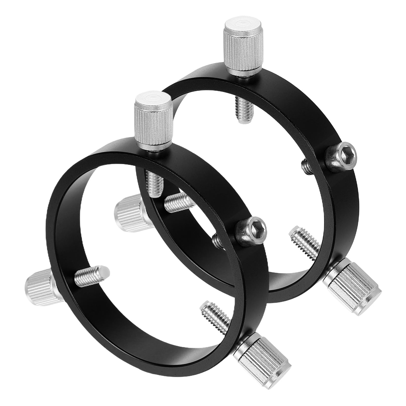 PATIKIL Anelli Guida Regolabili Per Telescopio Diametro 68mm, 2 Pezzi Anelli Guida Metallici Per Tubo Telescopio,