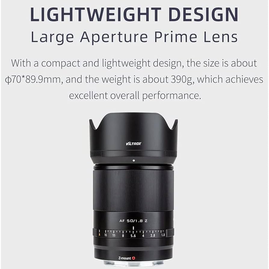 Amazon.co.jp: VILTROX 50mm F1.8 STM オート フォーカス