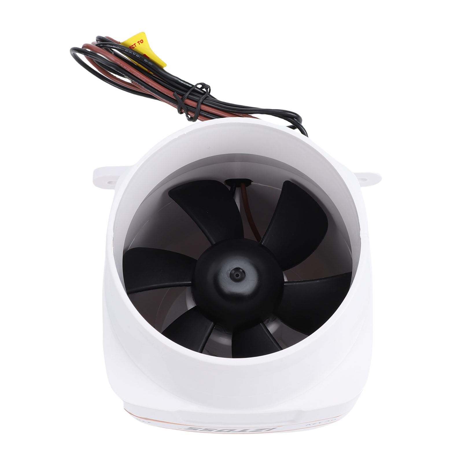 Acouto Ventilatore di Sentina Marino in da 4 Pollici, Soffiatore per Barche Silenzioso in Plastica ABS 12V 270 CFM con Girante a 4 Pale, per Ventilazione Marina per Barche a Vela per