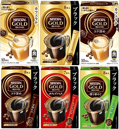 ネスカフェ ゴールドブレンド スティック&ブラック6種 アソートセット 時期によりセット内容に変更あり