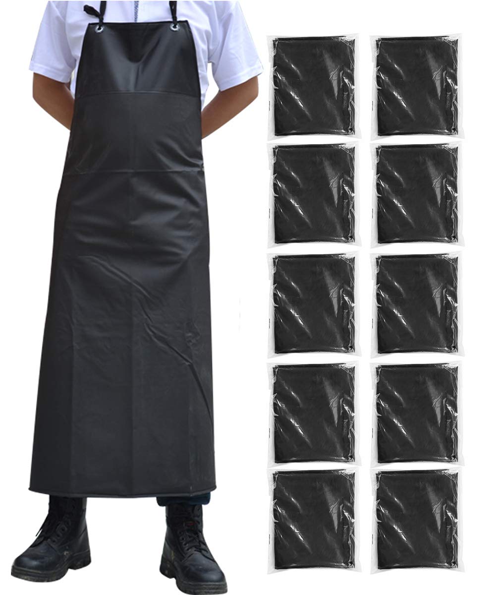 Surblue Waterproof Apron Chemical Resistant Work Safe Clothes, Anti-Corrosion, Case of 10