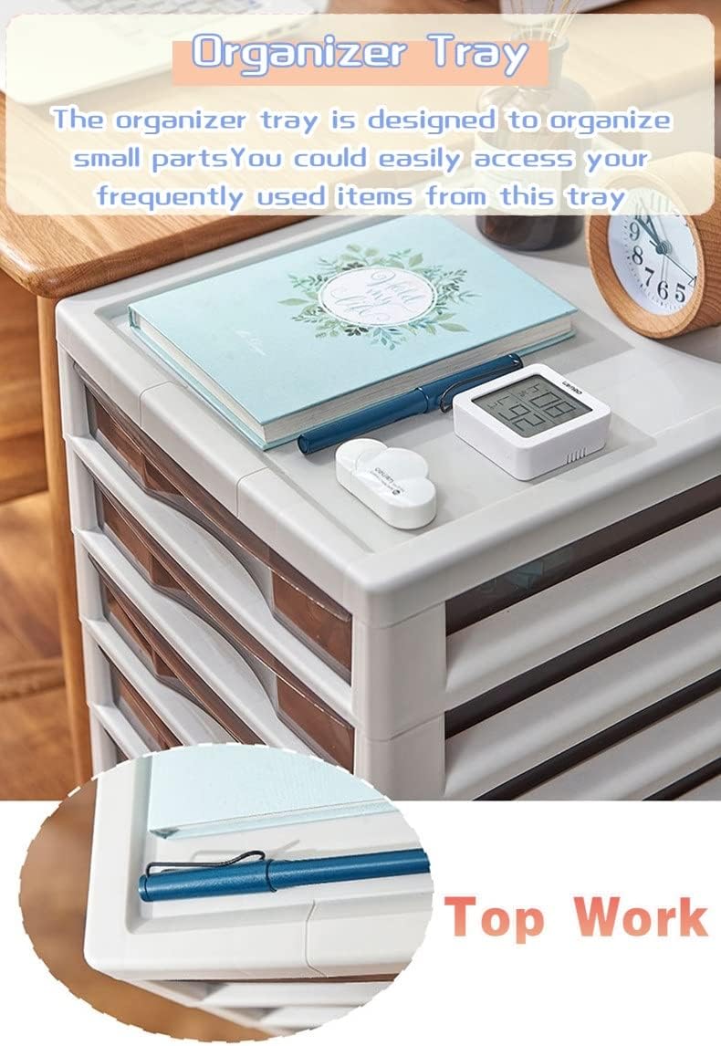 Office Craft Organizers and Storage Cart on Wheels, Plastic Drawers Rolling Storage Cart for Home Bathroom School Classroom Nursery (Color : 7 Drawers)