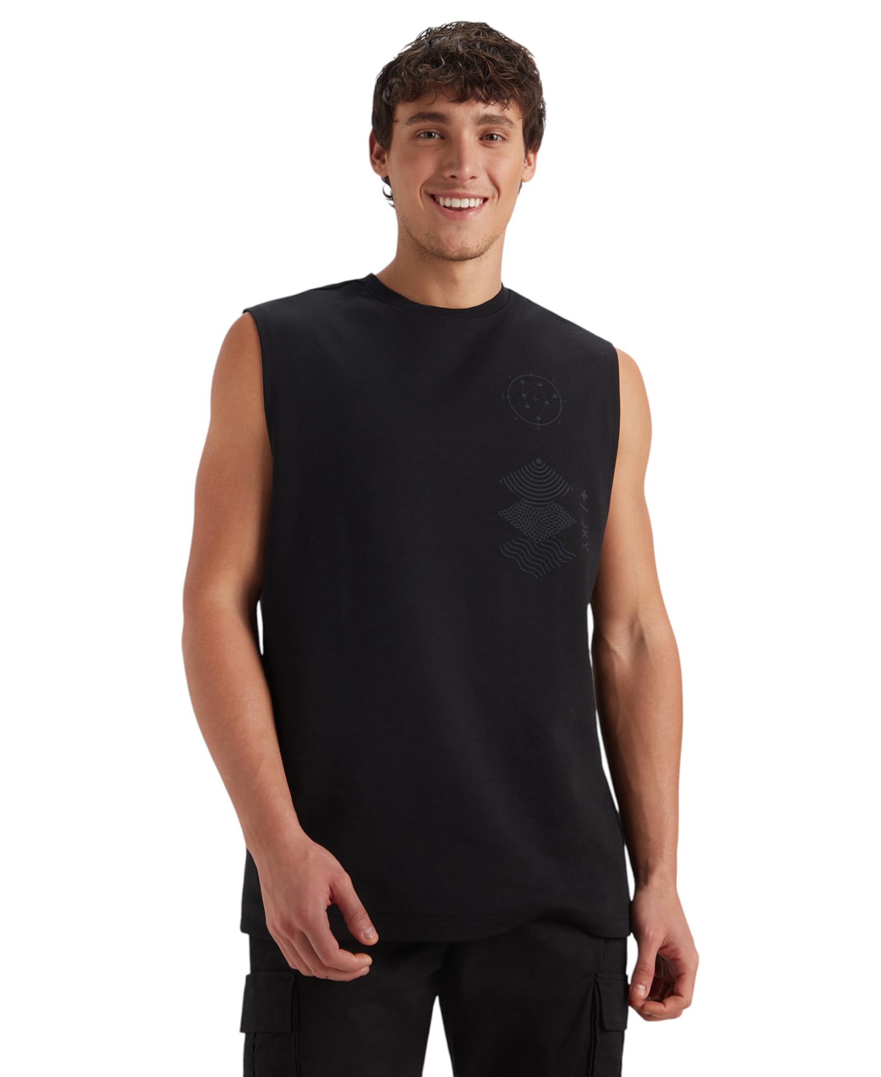 jockey Groove MZ07 Men Super Combed Cotton Rich Graphic Print Oversized Tank Top-picture-53
