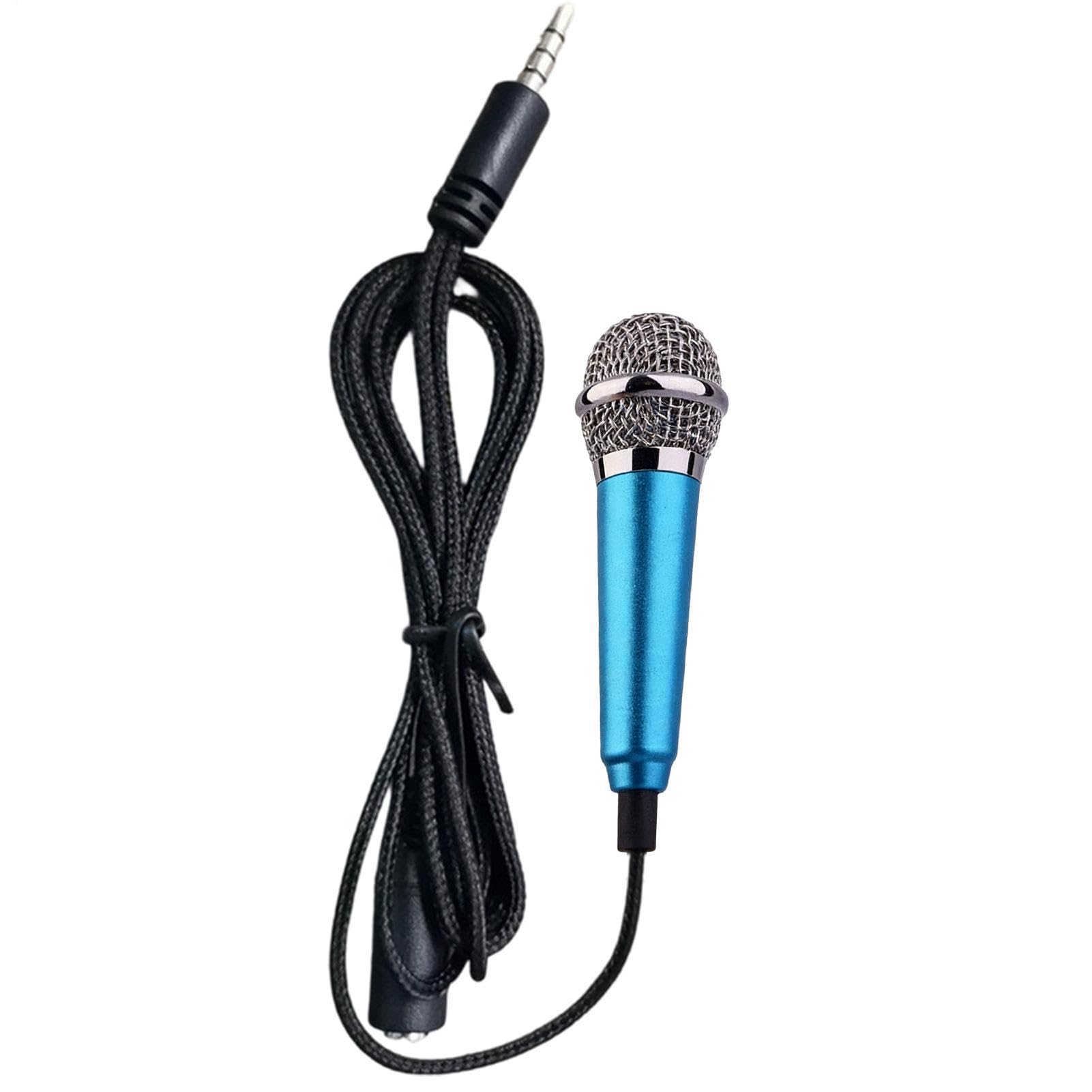 Portable Recording Voice Microphone, 5.8cm, Aluminum Alloy Mini Vlogging Gear, Compact External Audio Tool for Social Media, Content Creation, Interviews