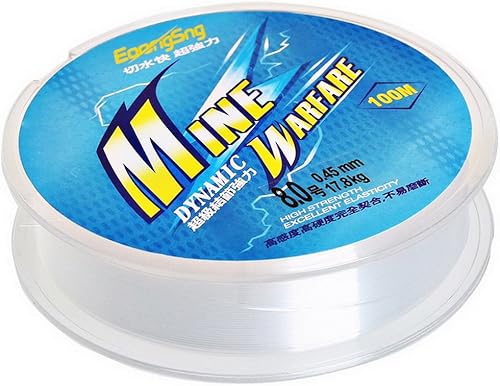 Miniatura 1 de Clear Fishing Line Nylon Monofilament Fishing Wire Strong Fly Line Backing Craft DIY Tool