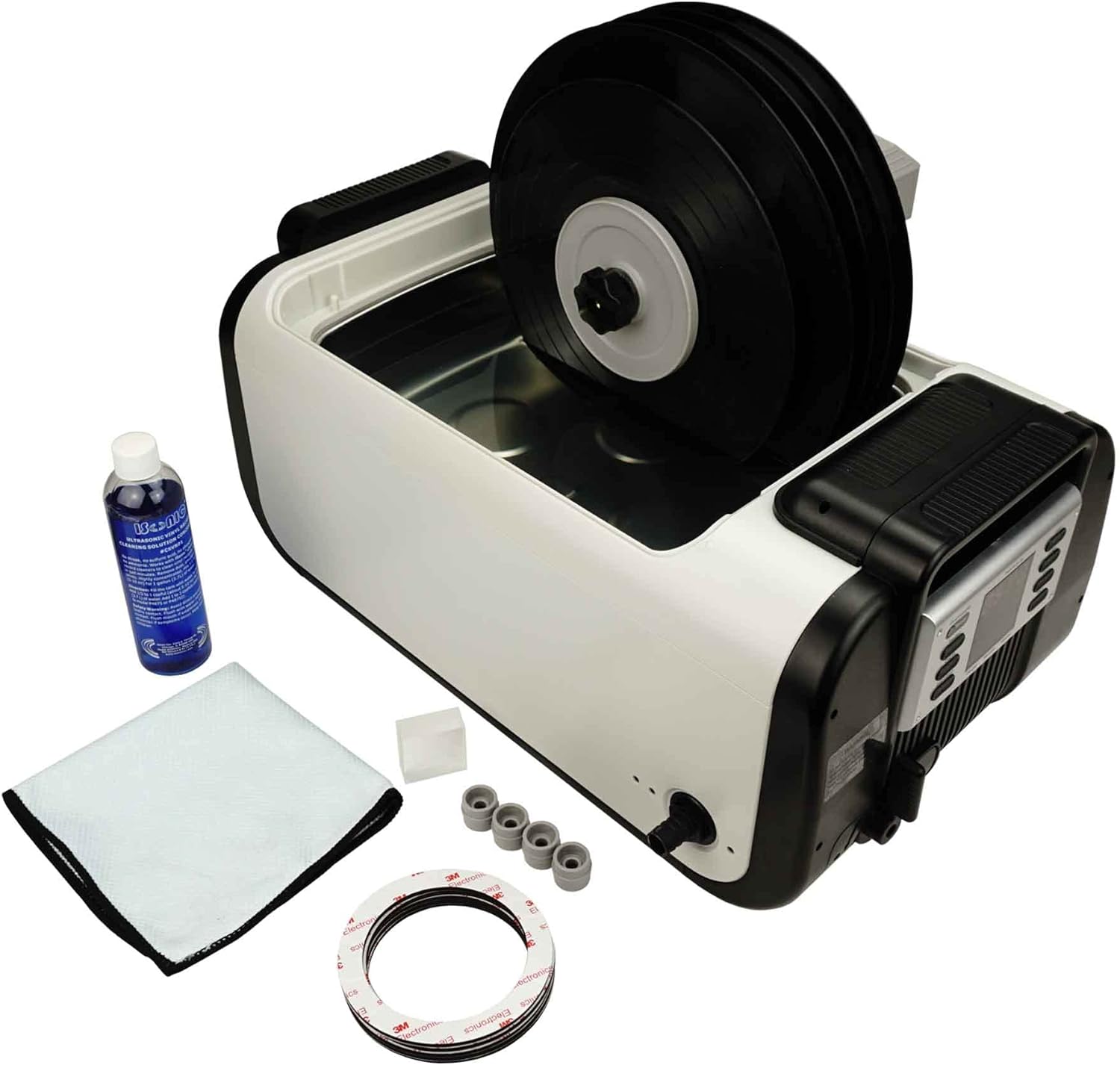 iSonic P4875II Motorized Ultrasonic Vinyl Record Cleaner, 110V. with