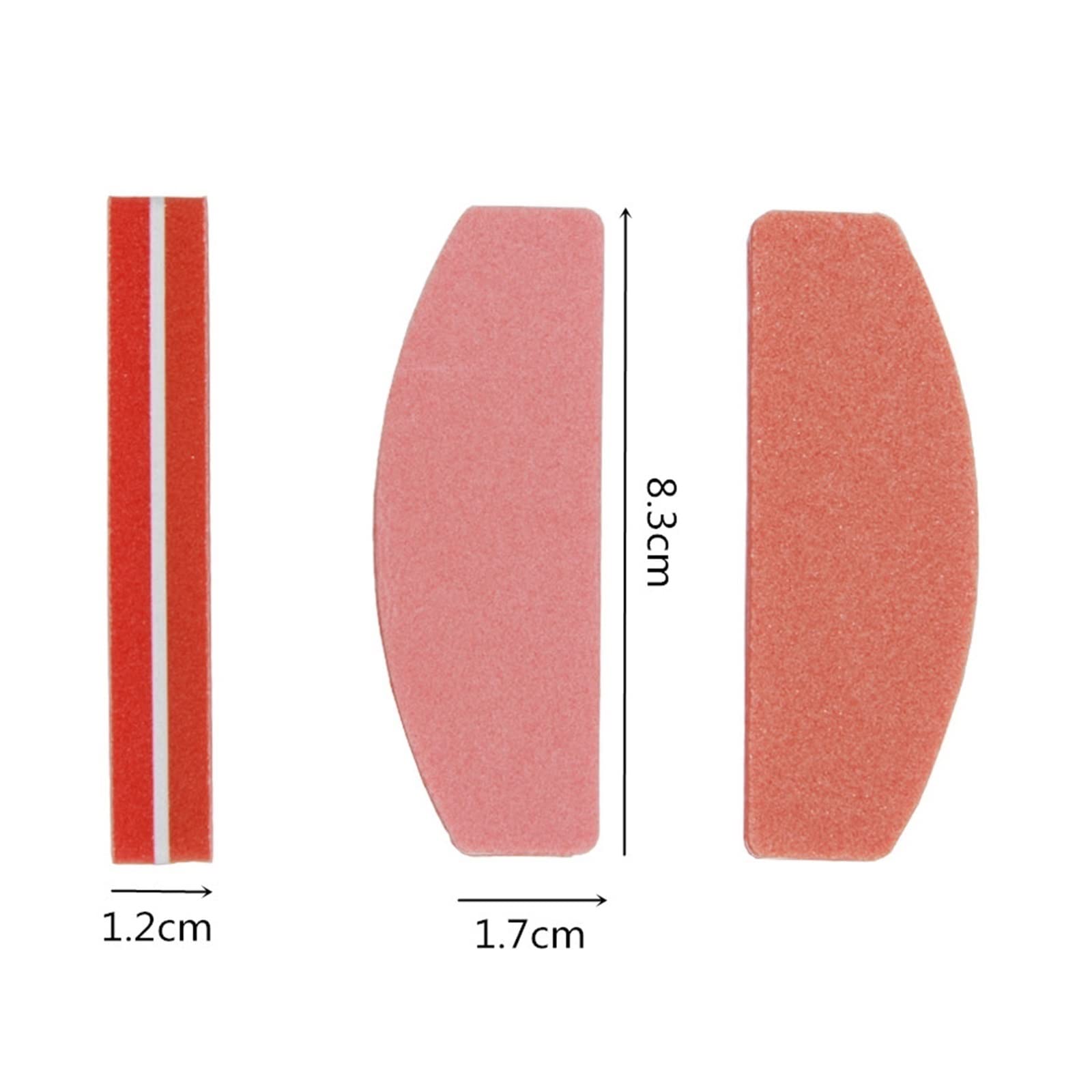 TOORU TRUSTTWO 50 pz Spugna Lima for Unghie Professionale Unghie artistiche Strumenti 100/180 Blocchi di Levigatura Buffer Gel Polish Strumenti for Manicure for Il Fai da Te The Green