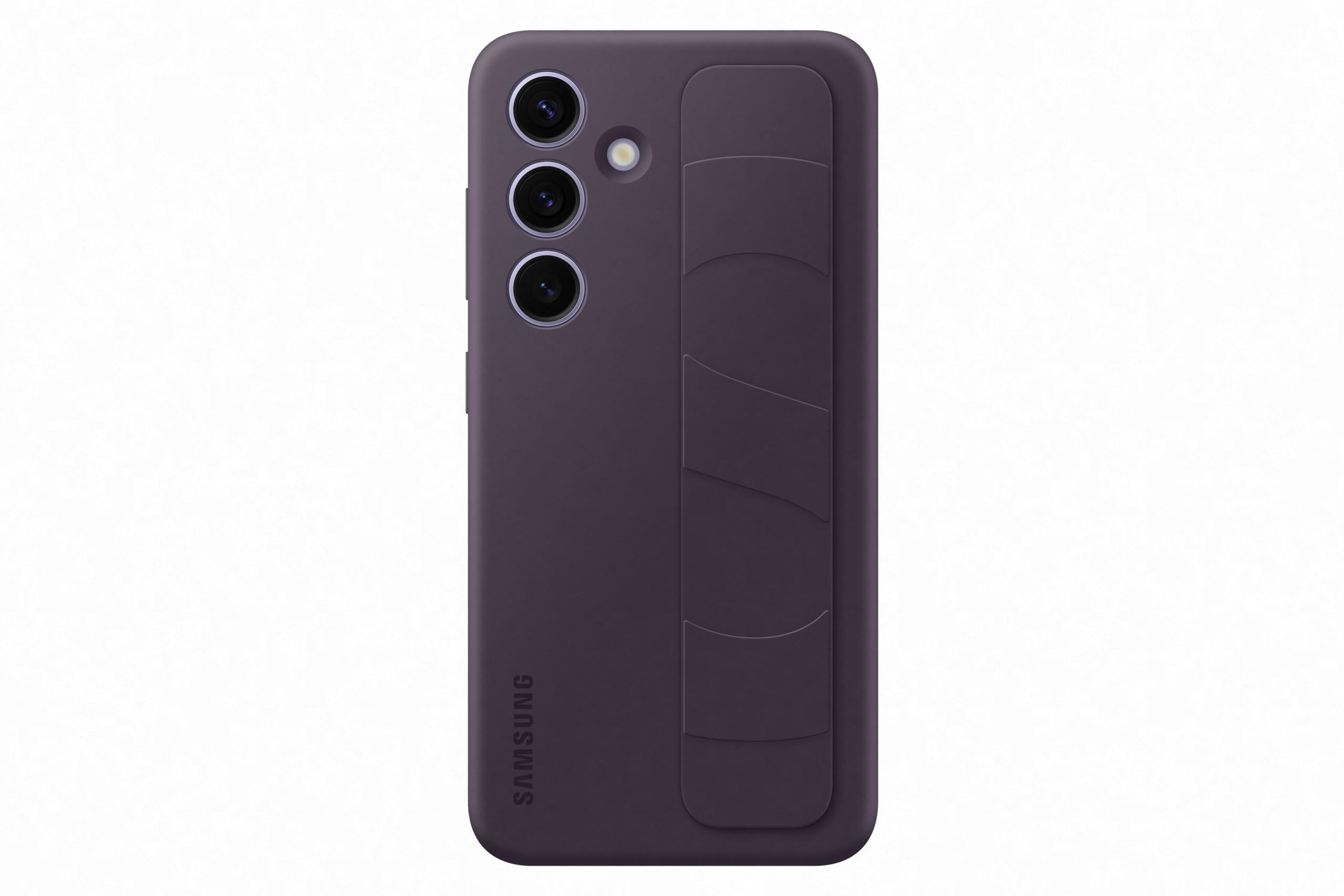 Samsung Standing Grip Smartphone Case EF-GS921 für Galaxy S24, Handy-Hülle, Fingerhalterung, Schlankes Design, Dark Violet