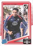 2025-26 DONRUSS ROAD TO WORLD CUP RATED ROOKIES #246 NOAHKAI BANKS RATED ROOKIE UNITED STATES SOCCER OFFICIAL TRADING CARD OF SOCCER