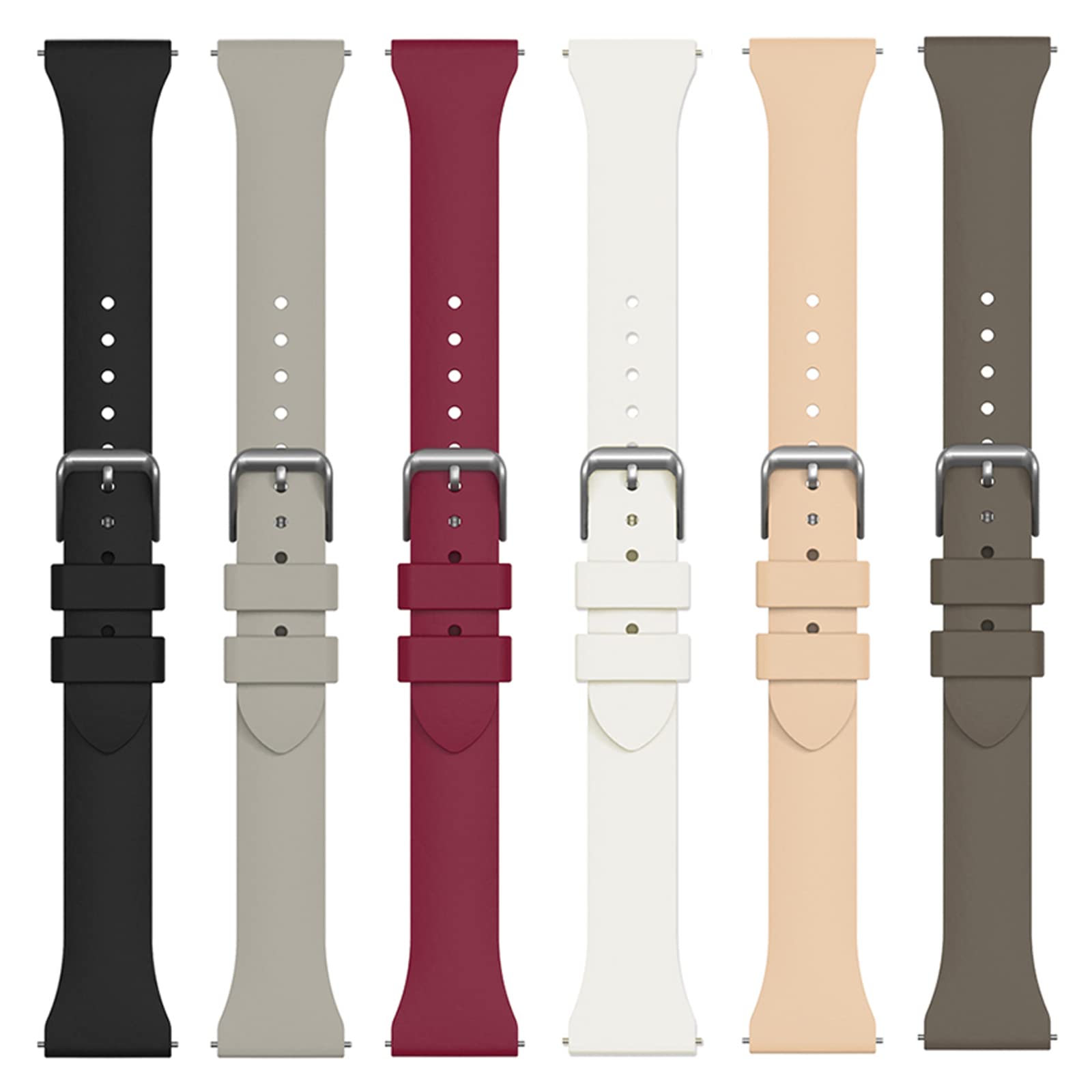 ChofitReplacement Strap Compatible with Motast P22D/Rinsmola P22D/iporachx P22B/IDEALROYAL P22/Donerton P36E, Slim Silicone Strap for 20mm Quick Release Band