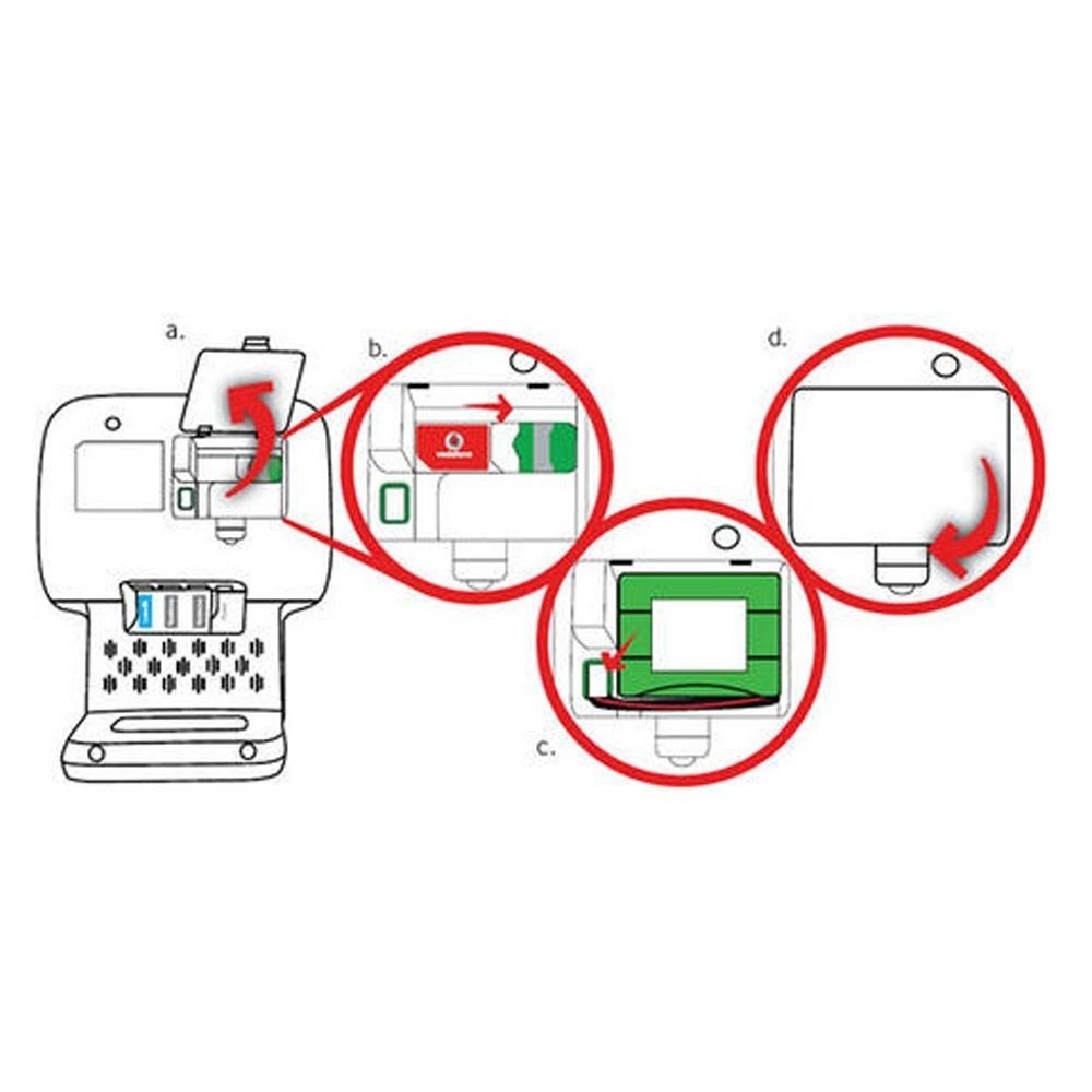 TELEFONO FISSO VODAFONE FUNZIONA CON SIM CARD WIND TIM VODAFONE SENZA LINEA CASA