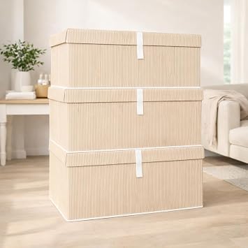 Pazar Kap s   ok Ama l  D zenleyici Kapakl  Sand k Tipi Kutu Hur  Organizer 3 L  Set Kahverengi, Mega Plus 70 x 40 x 30