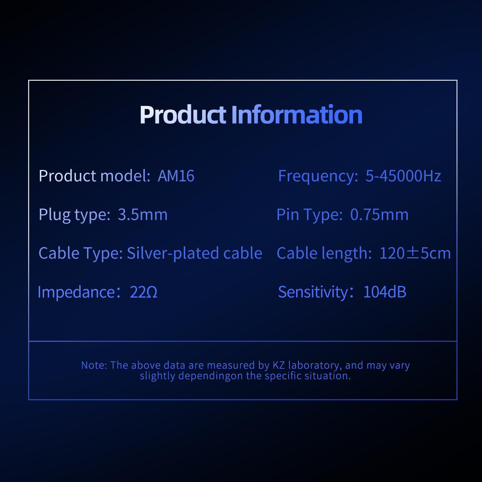 KZ AM16 Słuchawki Hi-Fi IEM z 16 wyważoną armaturą, ze słuchawkami zbalansowanymi i ulepszonymi basami, odłączany kabel, ergonomiczna konstrukcja, przewodowy zestaw słuchawkowy (bas bez mikrofonu)