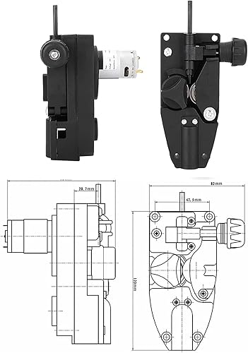 Miniatura 2 de Motor de alimentación de alambre de soldadura Mig de 24 V y 10 W, alimentación automática de alambre de soldadura de 0.024-0.039in