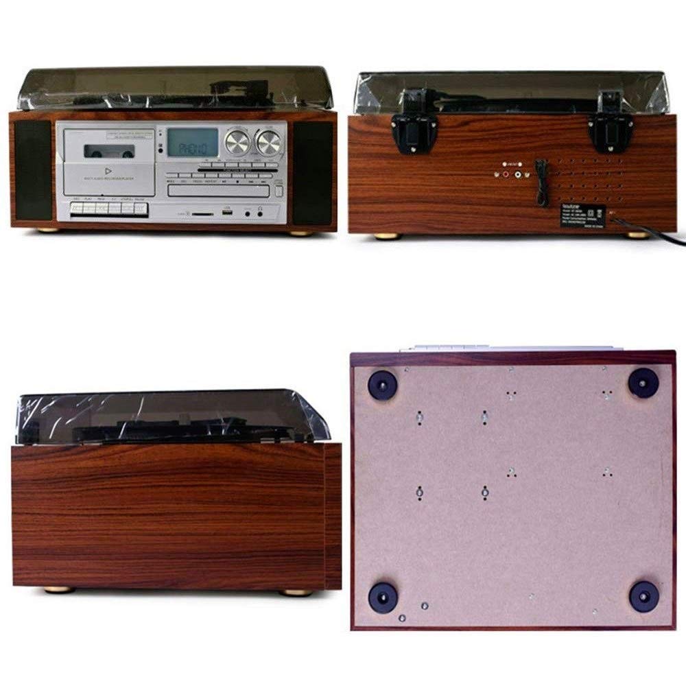 Platines vinyles, Tourne-disques à Musique, Platine Vinyle Bluetooth pour Valise, Platine Vinyle 3 Vitesses et Radio C