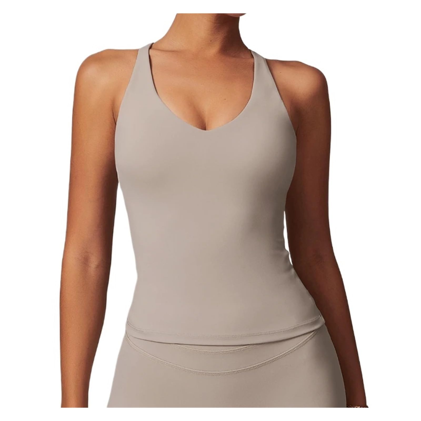 Top De Yoga Camiseta de Yoga con Espalda Cruzada for Mujer, for Correr, Gimnasio, Fitness, Secado rápido, sin Mangas, Deportiva