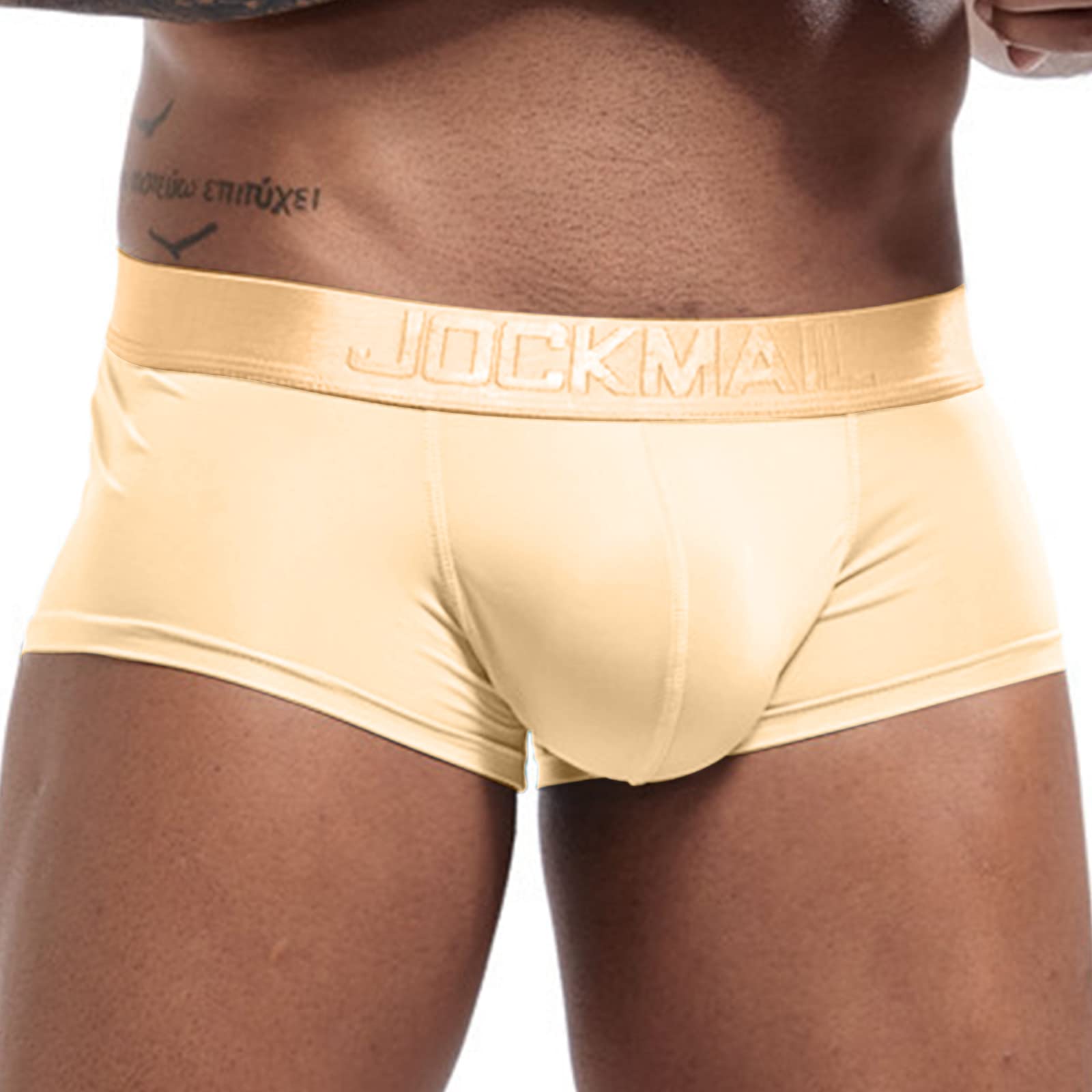 FlekmanArt Mens Underwear Boxer Briefs for Men 1 Pack Multiple Colors Underwear for Men Soft Comfortable Cotton Underwear