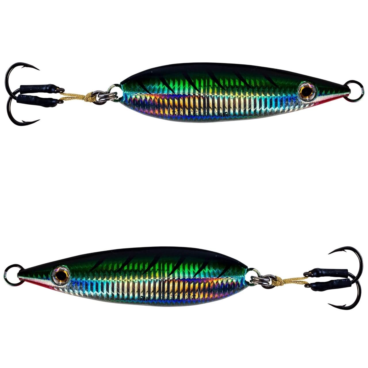 Palomar Flat Fall Jig Slow Pitch Vertical Iron Ocean Lure | MUSTAD Hooks-Owner Rings | Kevlar Assist Cord | 10 Colors-5 Weights | 6-Pack / 2-Pack Bulk