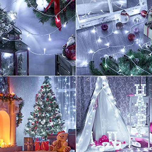 Luces Decorativas LED 98FT 200 LED Blanco Interior y Exterior miniatura 6