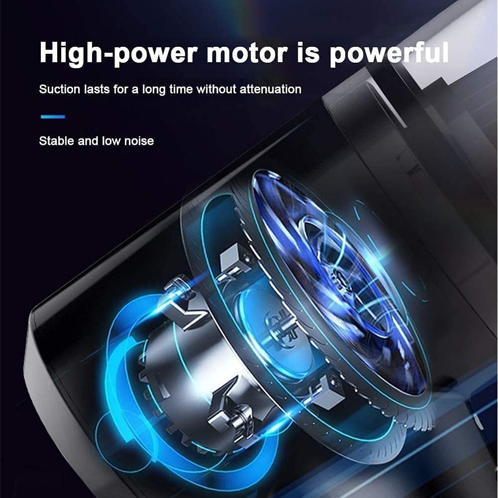 Vacío de automóviles, aspiradora de automóviles portátiles Alta potencia 45W / 4500PA para automóvil Limpieza interior con mojado o seco para hombres/mujeres