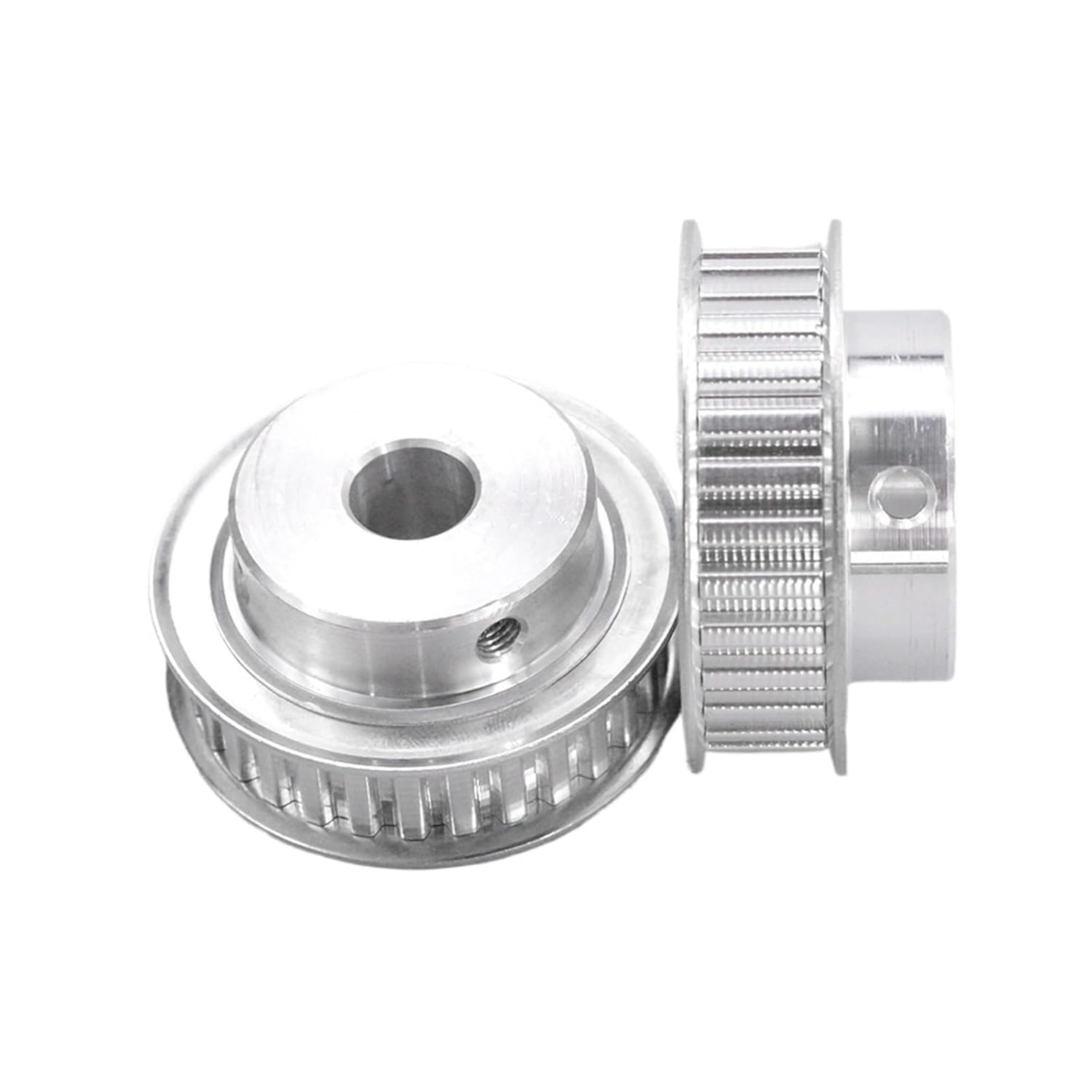 1PCS 10T Pulley 4/5/6/6.35/8mm Bore Gear Pulley 5.08mm Pitch 11mm Belt Width Aluminum Alloy Belt Pulleys(6mm,2PCS_for Belt Width 10MM)