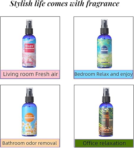 Miniatura 3 de Spray Natural de Lino para Dormitorio, Ambientador Perfumado con Extractos de Plantas, Frescura Duradera para Sábanas, Almohadas y Cortinas - Ébano