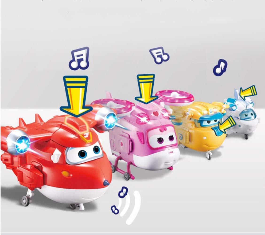 Amazon.co.jp: BESTWALED Super Wings Donnie ，Dizzy，Paul ，Crystal