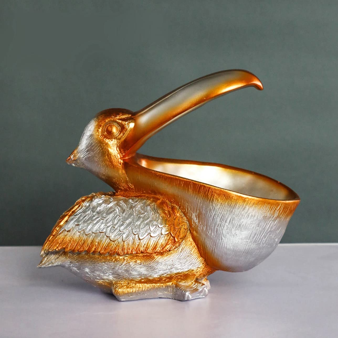 Amazon.co.jp: JMONLPICY クリエイティブペリカンモデル像 大きな口 鳥