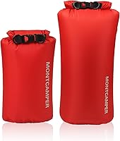 Vista 14 de Bolsa seca impermeable de nailon 30D - Adecuada para senderismo, kayak y rafting - Bolsa de almacenamiento impermeable portátil con cierre de Azul