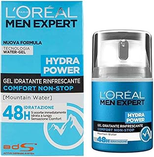 L'Oréal Paris Men Expert Hydra Power crème hydratante et rafraîchissante pour le visage pour homme 48H, 50 ml