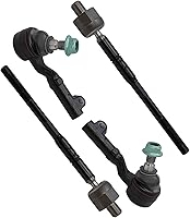 Vista 186 de TRQ Juego de varillas de acoplamiento delanteras interiores y exteriores, 4 piezas, compatibles con Infiniti G35 03-09 Nissan 350Z 2003-2007