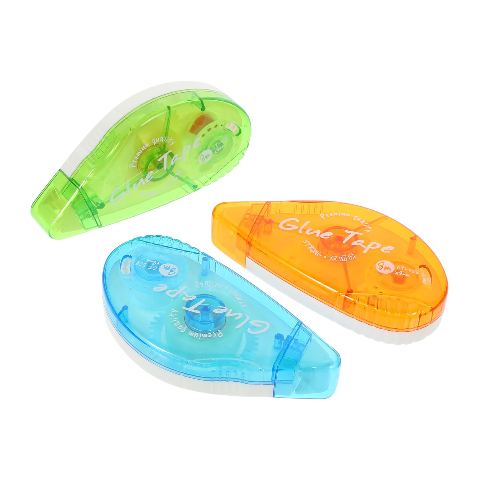 DOITOOL 3 Sätze Doppelseitiges Klebeband Transparentes Allzweck Klebeband Für Schule Büro Und Ergonomisches Design Selbstklebend Zuschneidbar Basteln Und Verpacken 3 Stück * 3