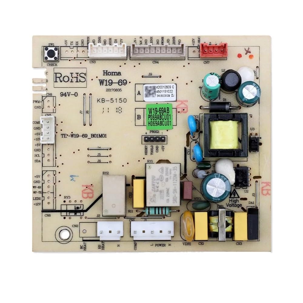 Zyjozmd W19-69Ab W19-69A W19-69Ac Control Board For Refrigerator Circuit Pcb Fridge Motehrboard Freezer Parts(W19-69Ab)