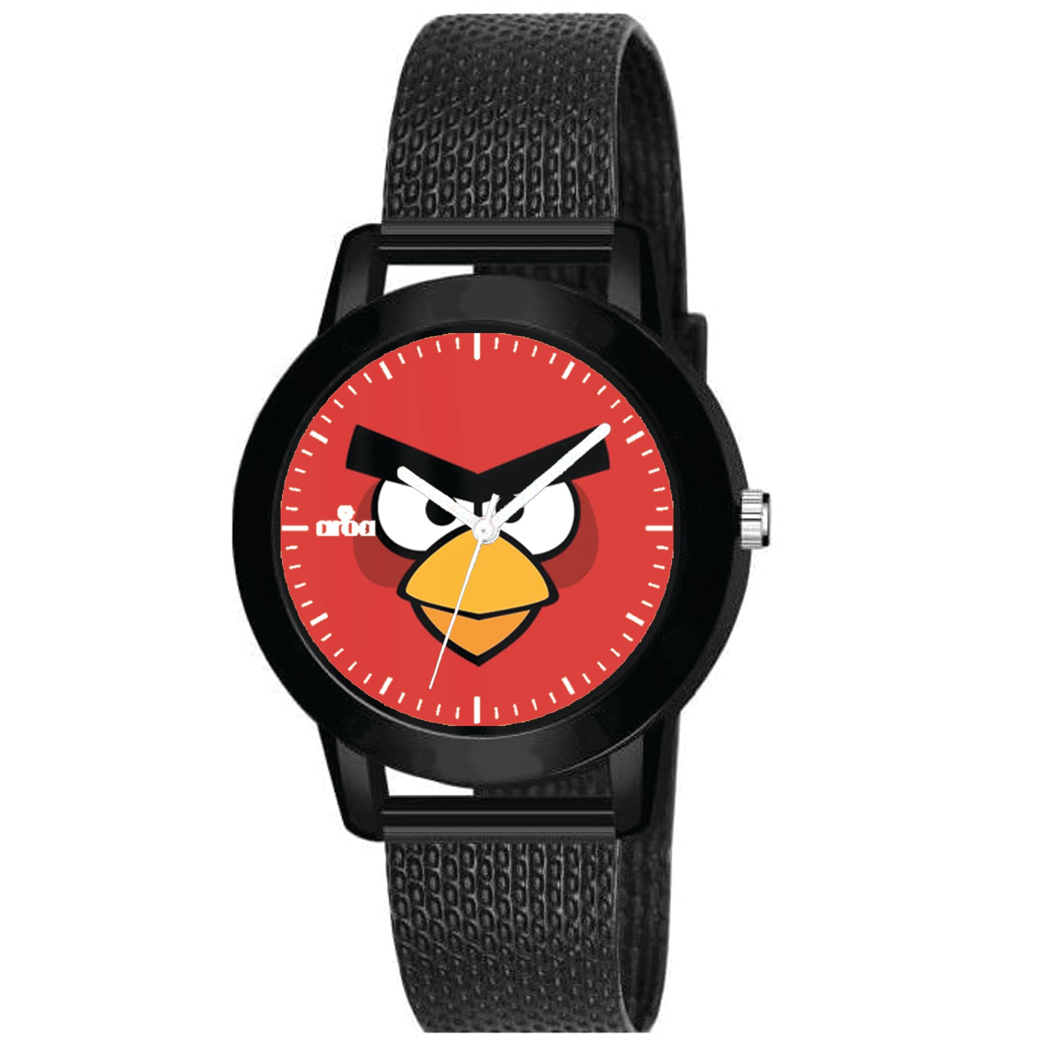 AROA Watch New Watch for Red Angry Bird Model : 1060 Kids Black Metal Type Rubber Analog Watch Red Dial for Kids Stylish Watch for Boys (B0CKFDVVR8) Amazon Price History, Amazon Price Tracker