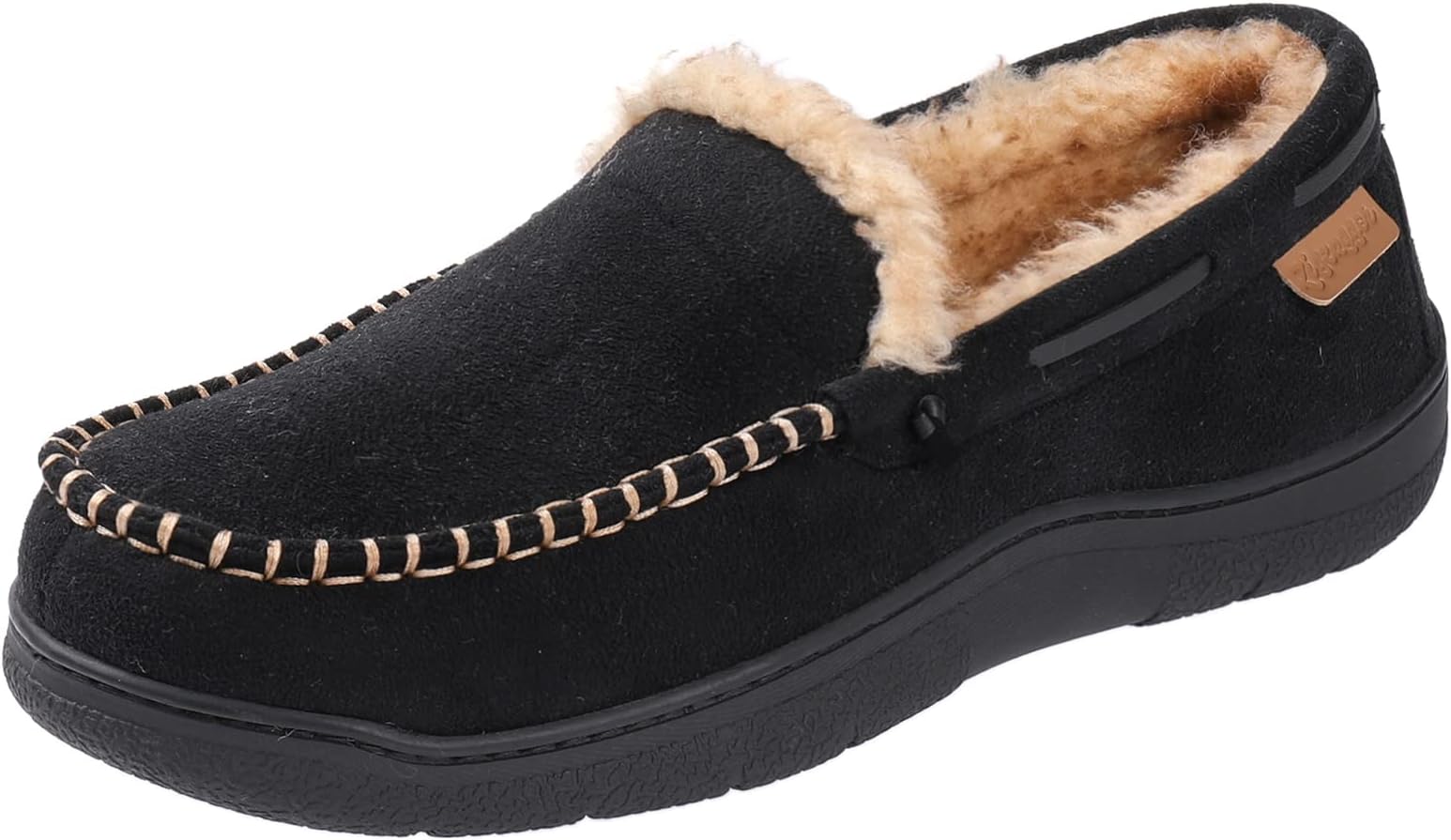 Sponsored Ad โ Men's Slippers Moccasin Memory Foam House Shoes Cozy Anti-Skid Slip On House Slippers for Men