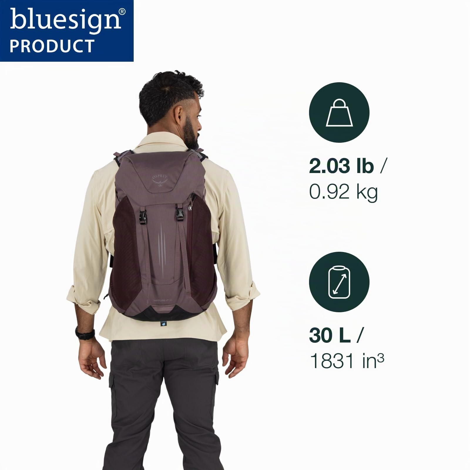 Osprey Unisex Hikelite Lt 30l Leichter Wanderrucksack