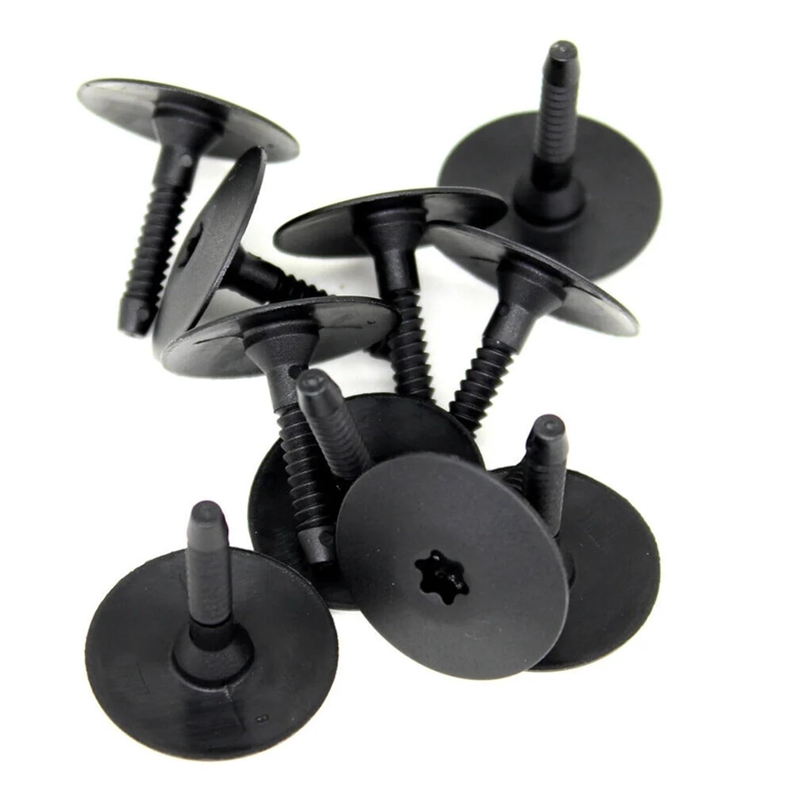 Ytqmorebnz One Color 10Pcs Car Undertray Splashguard Plastic Screw Fasteners Clips For Bmw 3 Series 2012 – On 0714729688 Engine Cover Fixing Clips