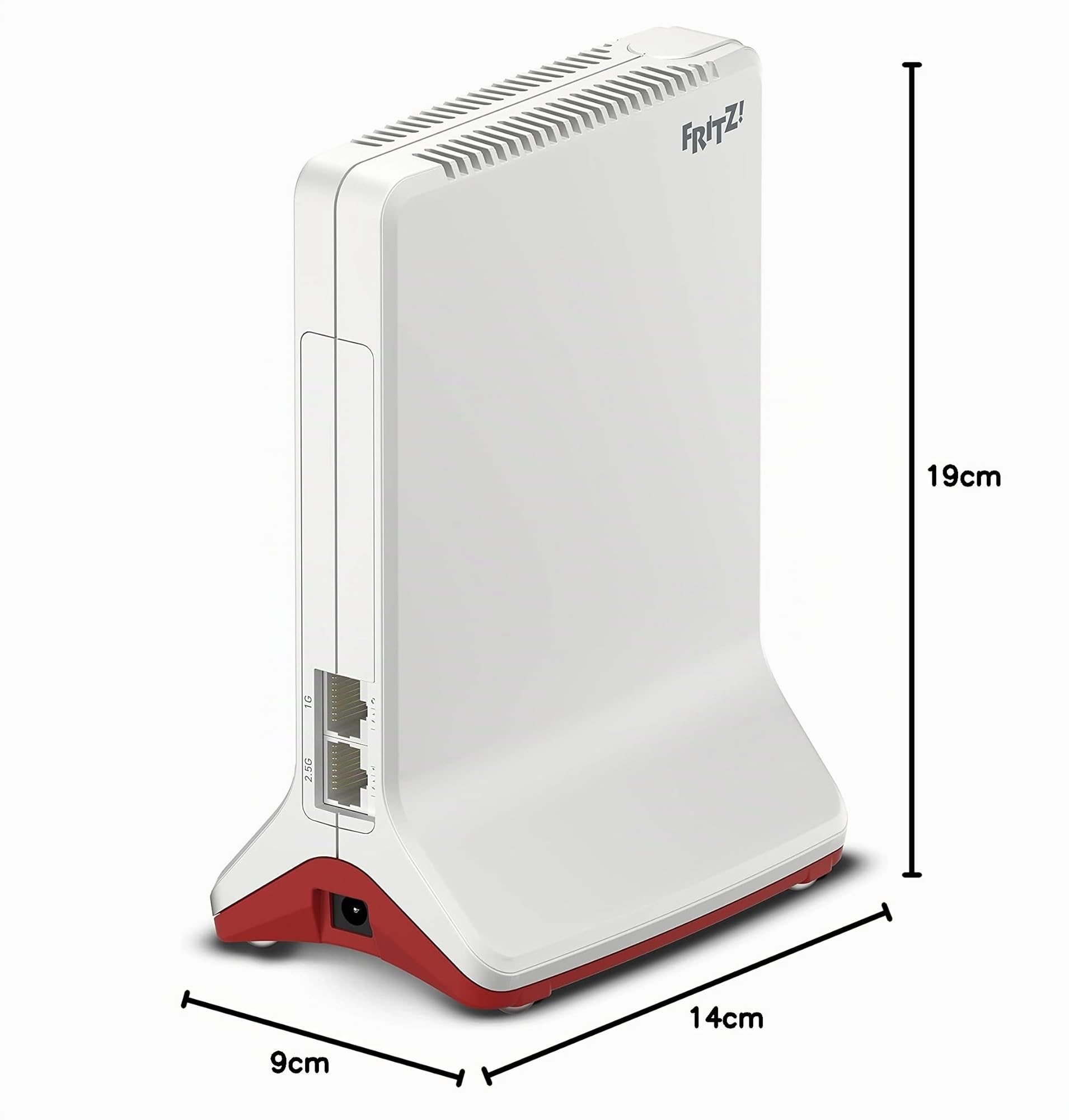 FRITZ!Repeater 6000 | Répéteur Wi-Fi 6 avec trois unités radio | 5 GHz (2 x jusqu'à 2.400 Mbit/s), 2,4 GHz (jusqu'à 1.200 Mbit/s) | Port LAN 2,5 Gigabit | Version internationale | Wi-Fi tri-bande (2,4/5/5 GHz), débit au top pour streamer et jouer, LAN 2,5