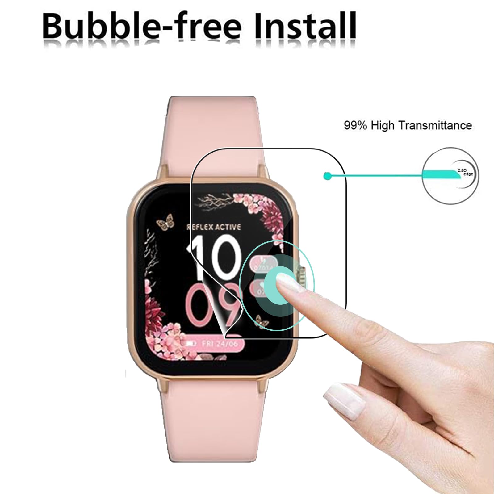 MEMELOKA 3 Piezas Protector de Pantalla para Reflex Active Series 23, TPU Película de Flexible con 3D Cobertura Completa, Alta Definición y Alta Sensibilidad